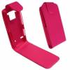 Νokia X2-00 Leather Flip Case - Magenta OEM